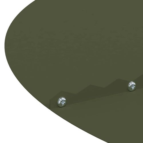 подходяща за плоски дървени халки 5 бр. Маслиненозелен Стомана
