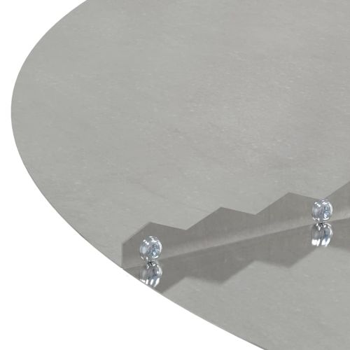 подходяща за плоски дървени халки 5 pcs Сребрист Ø90 / 120 см