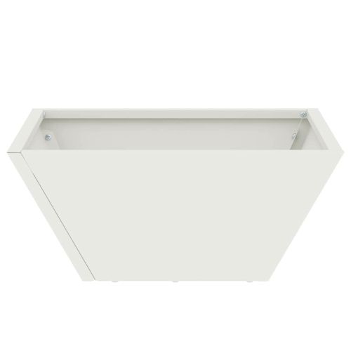 Градинска саксия 5 pcs Бяло 35 x 35 x 15 см