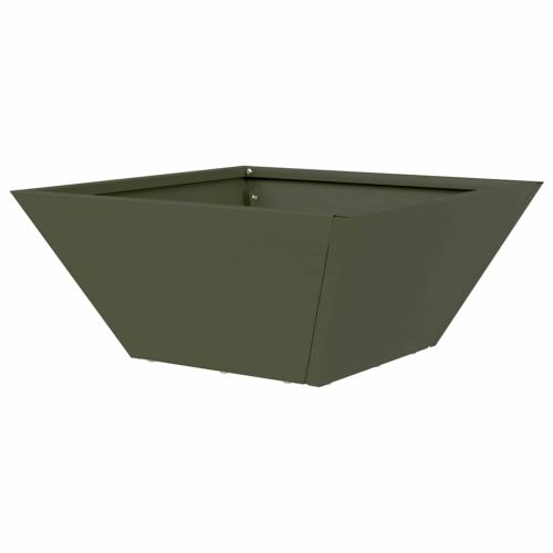 Градинска саксия Маслинено зелено 35 x 35 x 15 см