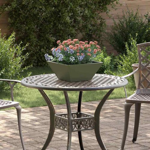 Градинска саксия 5 pcs Маслинено зелено 35 x 35 x 15 см