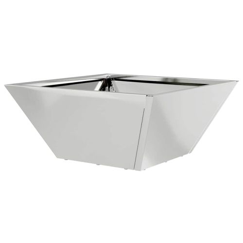 Градинска саксия Сребрист 35 x 35 x 15 см Галванизирана стомана