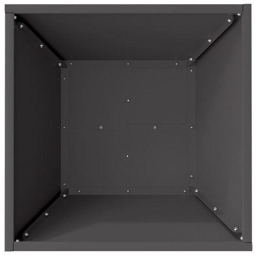 Градинска саксия 5 бр. Черно 40 x 40 x 15 см