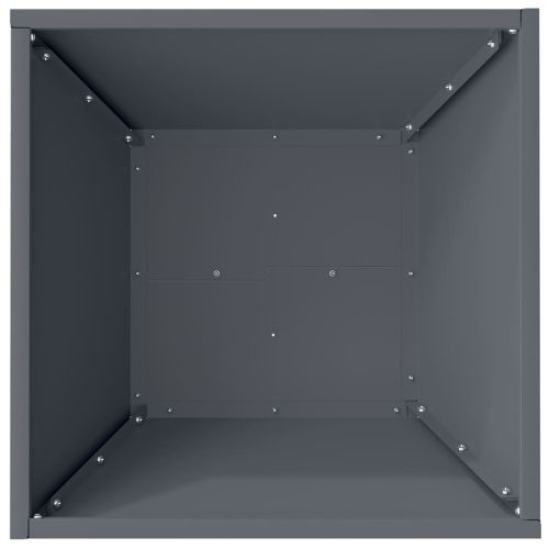 Градинска саксия 5 бр. Антрацит 40 x 40 x 15 см