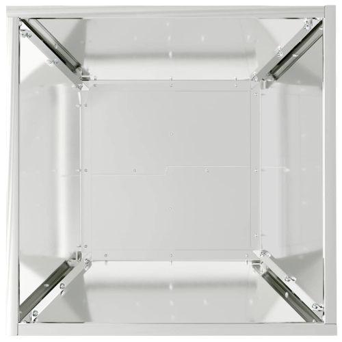Градинска саксия 5 бр. Сребристо 40 x 40 x 15 см