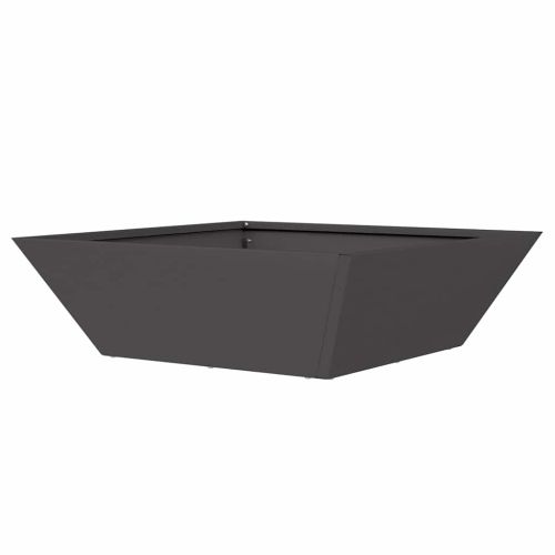 Градинска саксия Черно 50 x 50 x 15 см