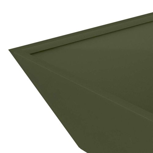 Градинска саксия Маслинено зелено 50 x 50 x 15 см