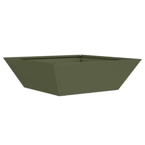 Градинска саксия 5 pcs Маслинено зелено 50 x 50 x 15 см