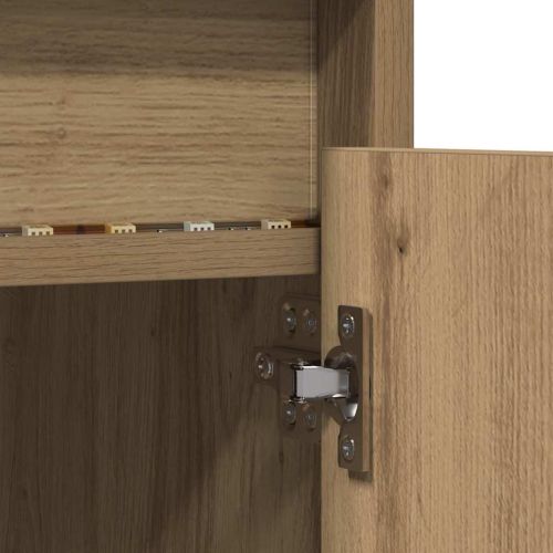 ТВ Единици Кафяво 100 x 34 x 50 см Инженерно дърво