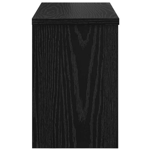 Стенен закачалка за палта с рафт Черния дъб 50 x 20 x 30 см