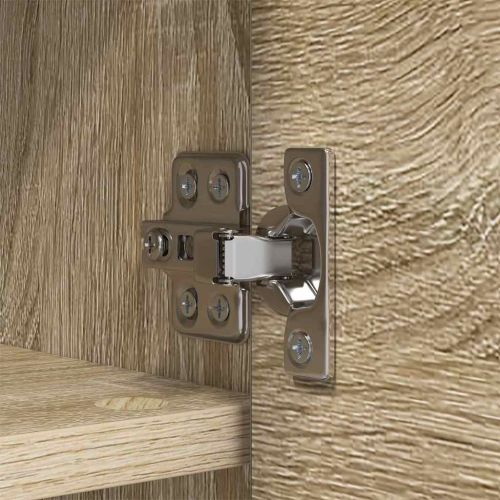 Стенен закачалка за палта с рафт Сонома дъб 50 x 20 x 30 см