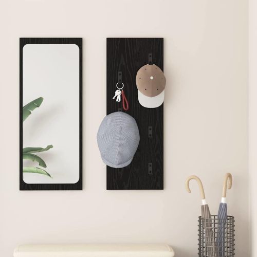 Стенен закачалка за палта Черния дъб 30 x 1,5 x 80 см