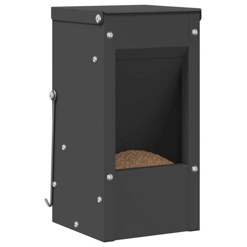 Хранилка за зайци Черно 12,5 x 12,5 x 25 см 1,5 kg