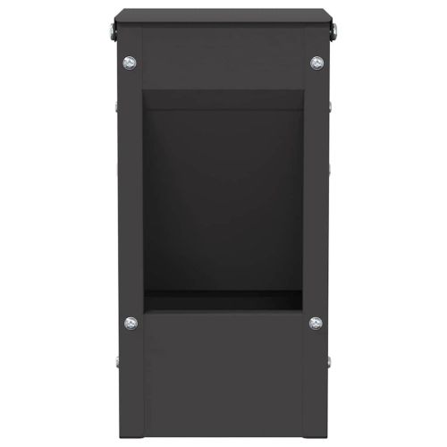 Хранилка за зайци Черно 12,5 x 12,5 x 25 см 1,5 kg