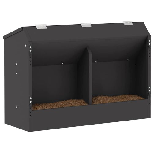 Хранилка за зайци Черно 64,5 x 25,5 x 45,5 см 6 kg