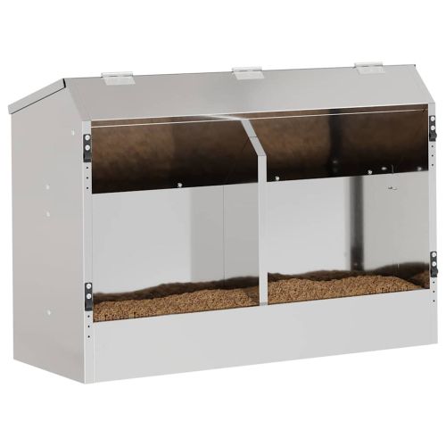 Хранилка за зайци Сребристо 64,5 x 25,5 x 45,5 см 6 kg