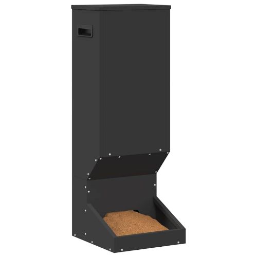 С feeder за елени Черно 28 x 30 x 80 см
