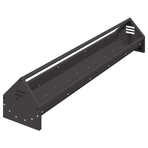 Хранилка за пилета Черно 108 x 20,5 x 20 см