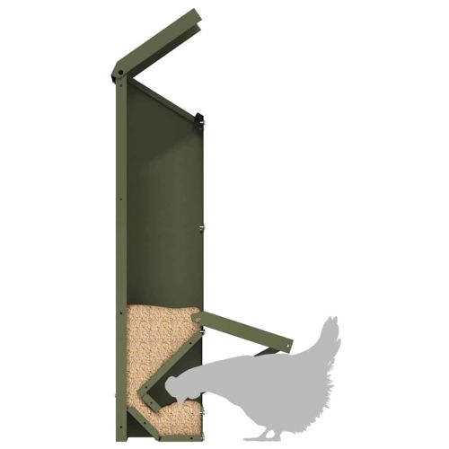 Кокошарник Маслинено зелено 13 x 12 x 51 см