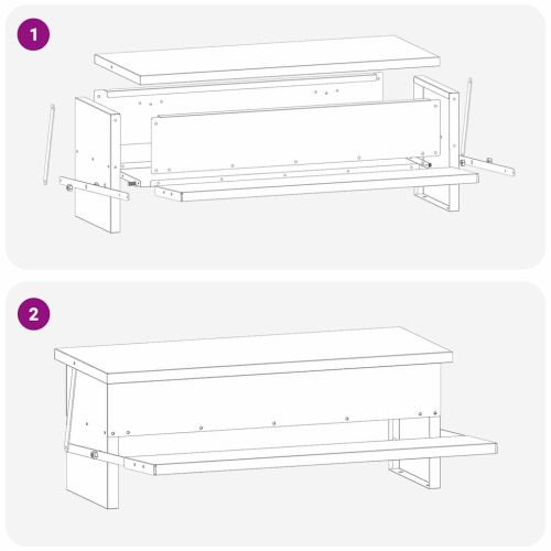 Кокошка Т ределна хранилка Маслинено зелено 48,5 x 39,5 x 19 см