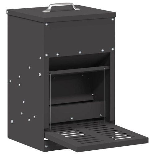 Кокошка Т ределна хранилка Черно 25 x 42 x 40 см