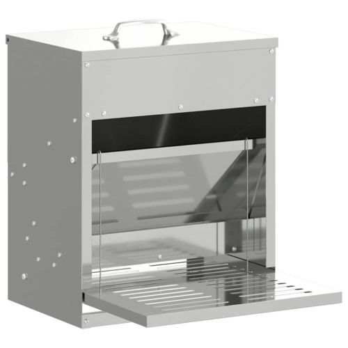 Кокошка Т ределна хранилка Сребрист 33 x 42 x 40 см