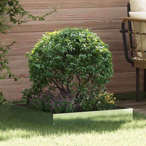 Ограда за трева Сребрист 60 x 60 x 13 см Галванизирана стомана