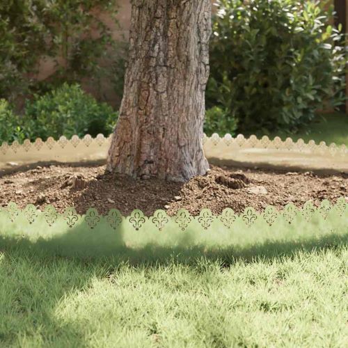 Ограничители за тревни площи 30 pcs Сребрист 103 x 0,05 x 22 см