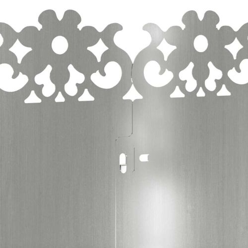 Ограничители за тревни площи 10 pcs Сребрист 103 x 0,05 x 22 см