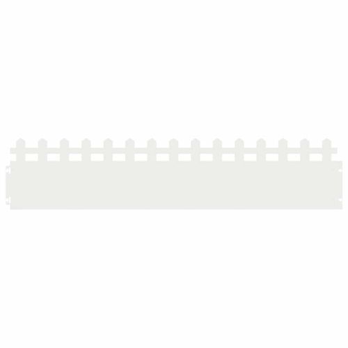 Ограничители за тревни площи 20 pcs Бяло 103 x 0,05 x 22 см