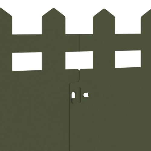 Ограничители за тревни площи 30 pcs Маслинено зелено