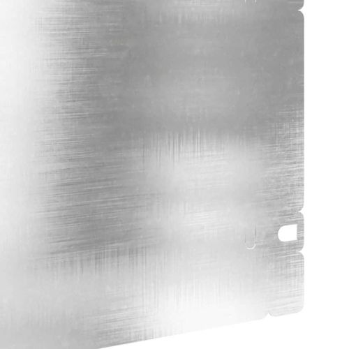 Ограничители за тревни площи 10 pcs Сребрист 103 x 0,05 x 22 см