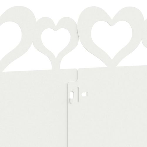 Ограничители за тревни площи 10 pcs Бяло 103 x 0,05 x 22 см