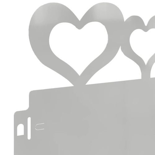 Ограничители за тревни площи 30 pcs Сребрист 103 x 0,05 x 22 см