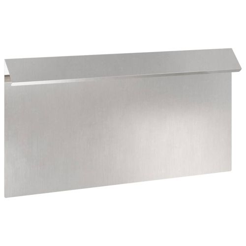 Оградка за охлюви Сребрист 50 x 3,5 x 25 см Неръждаема стомана