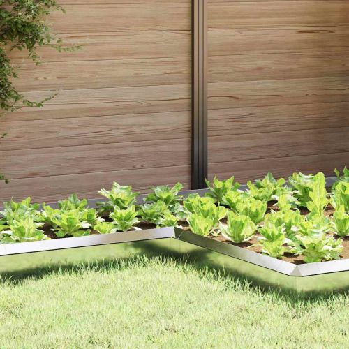 Оградка за охлюви Сребрист 10 x 10 x 25 см Неръждаема стомана