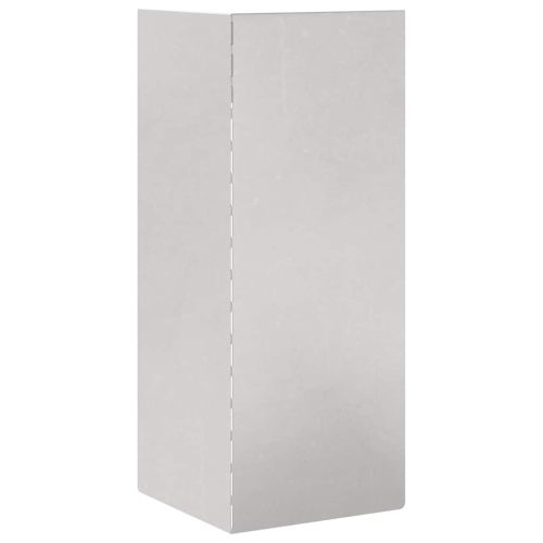 Оградка за охлюви 4 pcs Сребрист 10 x 10 x 25 см