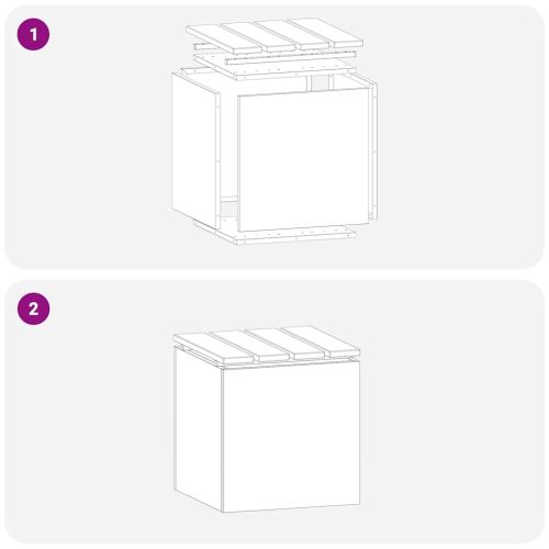 Градинска пейка Маслиненозелен 40 x 40 x 43 cm Стомана