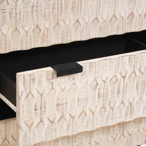 Служебен шкаф 3 pcs Финал на бяло измиване 180 x 33 x 75 см