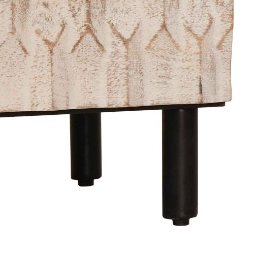 Служебен шкаф 3 pcs Финал на бяло измиване 180 x 33 x 75 см