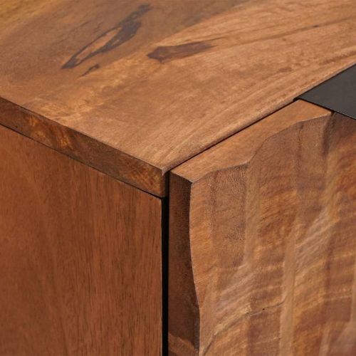 Служебен шкаф 2 pcs Финал на кафяво акацие 60 x 33 x 75 cm