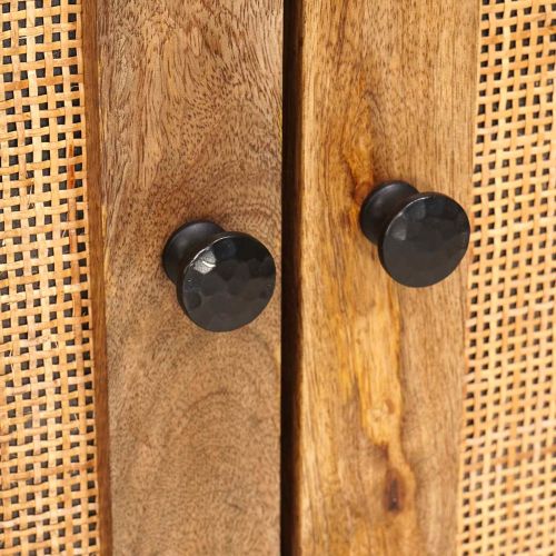 Комплекти за баня с врата 2 pcs Кафяво Солидно мангово дърво