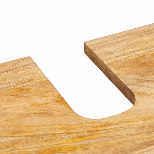 Комплекти за баня с врата 2 pcs Кафяво Солидно мангово дърво