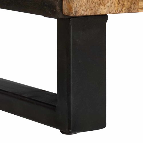 Комплекти за баня с рафт 3 pcs Естествен Солидно мангово дърво