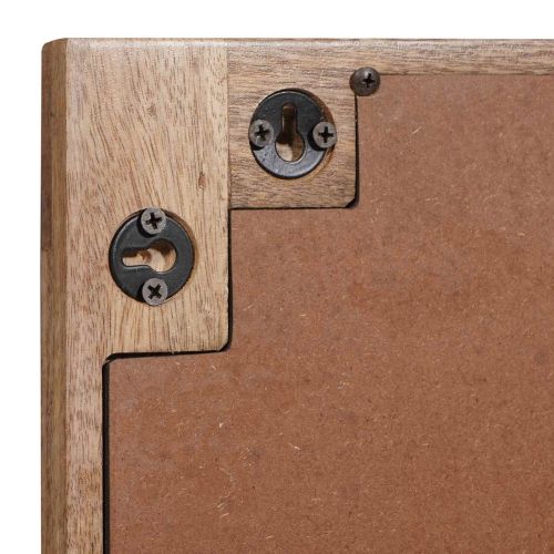 Комплекти за баня с рафт 3 pcs Естествен Солидно мангово дърво