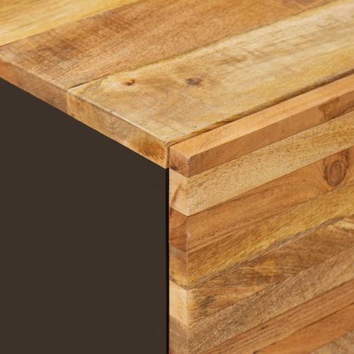Комплекти за баня 2 бр. Естествен Солидно мангово дърво