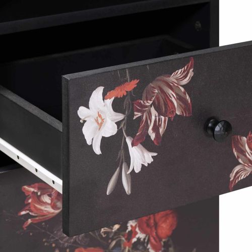 Комплект шкафове за баня с чекмедже 5 pcs Солидно мангово дърво