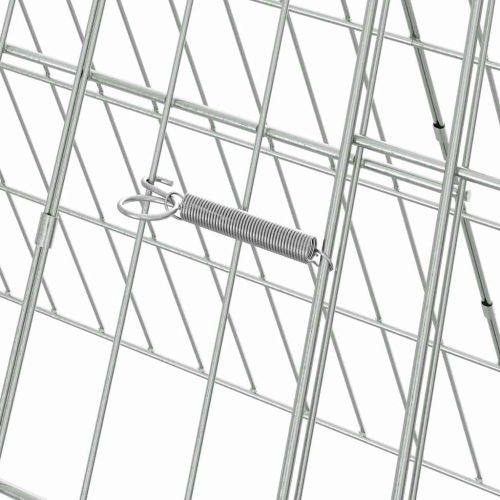 Клетка за пилета Сребрист 110 x 55 x 55 см