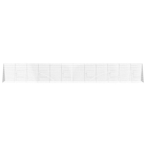 Клетка за пилета Сребрист 650 x 100 x 85 см