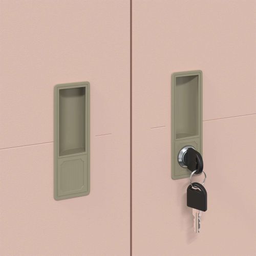 Шкаф за съхранение Розово 90 x 40 x 180 cm Стомана